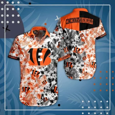 Cincinnati Bengals Island Vibes Hawaiian Shirt