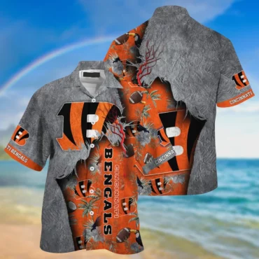 Cincinnati Bengals Jungle Rip Hawaiian Shirt