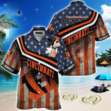 Cincinnati Bengals Patriot Spirit Hawaiian Shirt