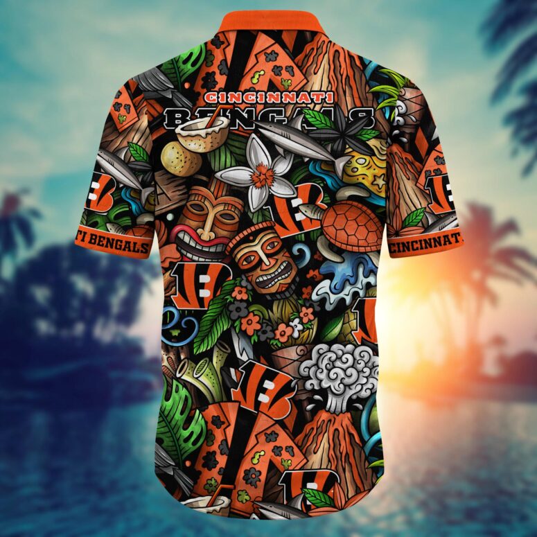 Cincinnati Bengals Tropical Adventure Hawaiian Shirt