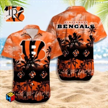 Cincinnati Bengals Tropical Dusk Hawaiian Shirt