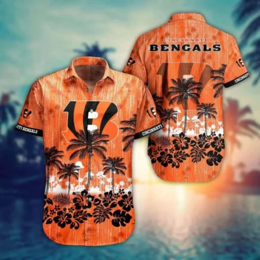 Cincinnati Bengals Tropical Luau Hawaiian Shirt