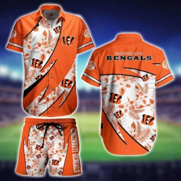 Cincinnati Bengals Tropical Sport Hawaiian Shirt