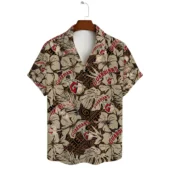 Cleveland Guardians Island Vibe Hawaiian Shirt Front - TeeAloha