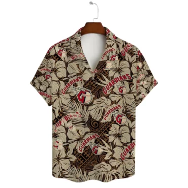 Cleveland Guardians Island Vibe Hawaiian Shirt