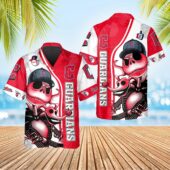 Cleveland Guardians Jack Skeleton Hawaiian Shirt - TeeAloha