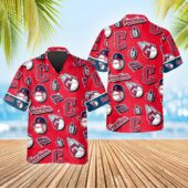 Cleveland Guardians Logo Mania Hawaiian Shirt - TeeAloha