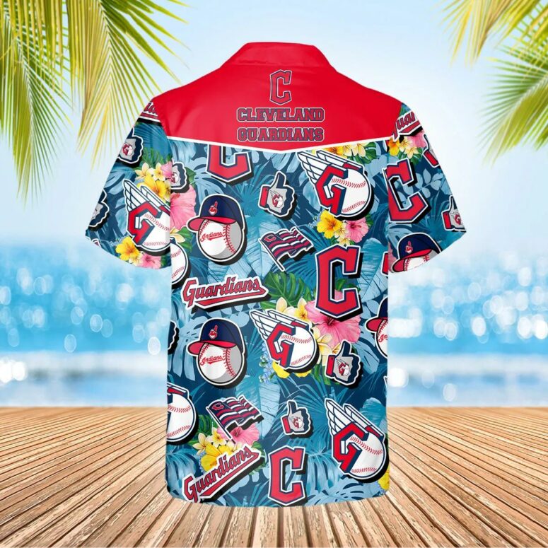 Cleveland Guardians Skeleton Spirit Hawaiian Shirt