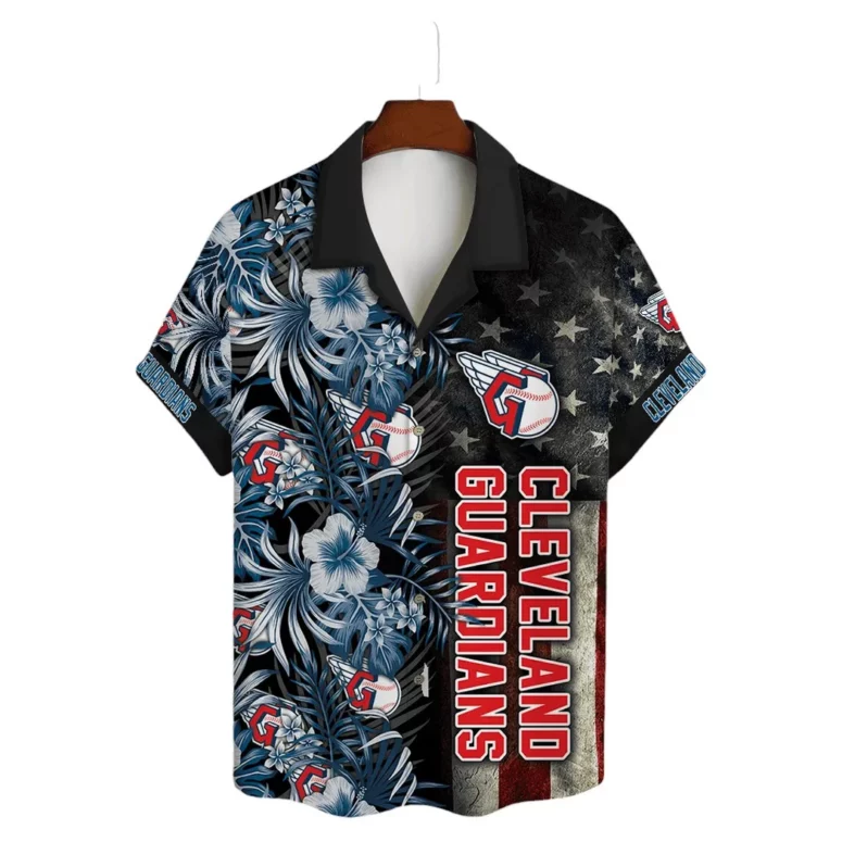 Cleveland Guardians Stars & Stripes Hawaiian Shirt