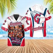 Cleveland Guardians Team Collage Hawaiian Shirt - TeeAloha