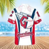 Cleveland Guardians Team Collage Hawaiian Shirt Back - TeeAloha