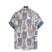 Cleveland Guardians Tiki Aloha Hawaiian Shirt Back - TeeAloha