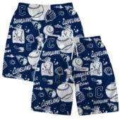 Cleveland Guardians Tropical Monochrome Hawaiian Short - TeeAloha