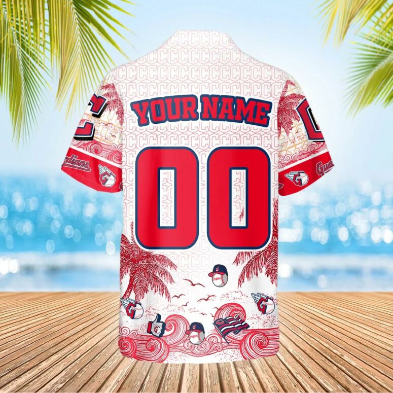 Cleveland Guardians Tropical Wave Hawaiian Shirt