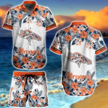 Denver Broncos Beachside Hawaiian Shirt