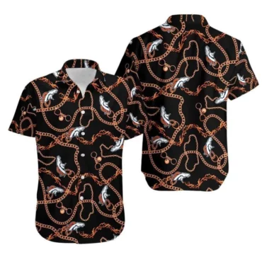 Denver Broncos Chain Reaction Hawaiian Shirt