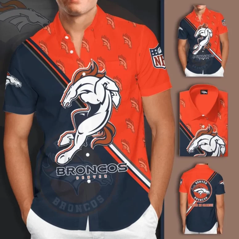 Denver Broncos Fierce Spirit Hawaiian Shirt