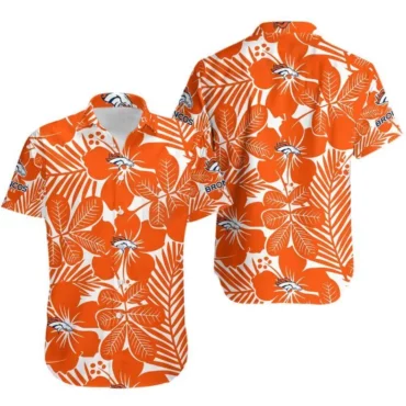 Denver Broncos Tropical Escape Hawaiian Shirt