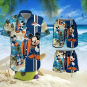 Denver Broncos Tropical Mickey Hawaiian Shirt