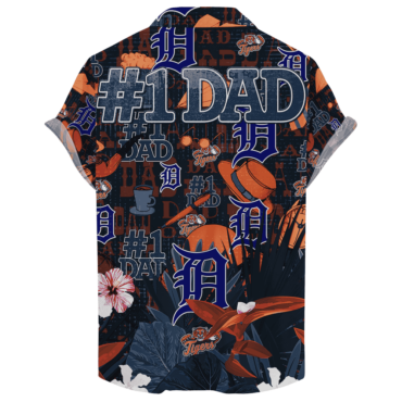 Detroit Tigers #1 Dad Hawaiian Shirt