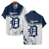 Detroit Tigers Bold Splash Hawaiian Shirt