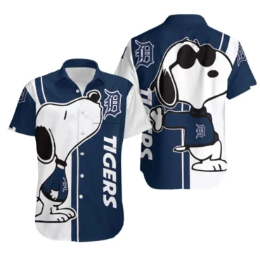 Detroit Tigers Cool Snoopy Hawaiian Shirt