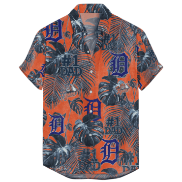 Detroit Tigers Father’s Day For Dad Grandpa Hawaiian Shirt