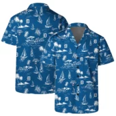 Detroit Tigers Island Breeze Hawaiian Shirt - TeeAloha