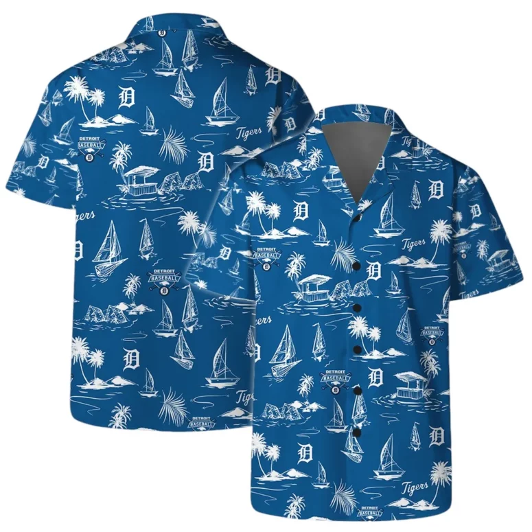 Detroit Tigers Island Breeze Hawaiian Shirt