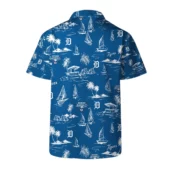 Detroit Tigers Island Breeze Hawaiian Shirt Back - TeeAloha