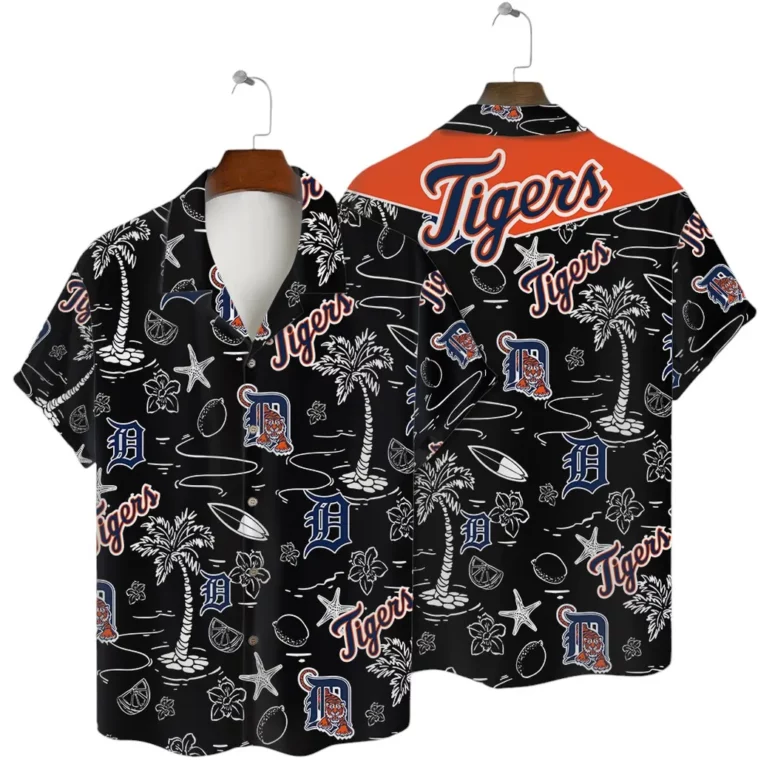 Detroit Tigers Island Vibes Hawaiian Shirt