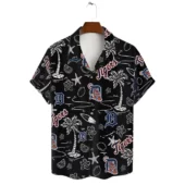 Detroit Tigers Island Vibes Hawaiian Shirt Front - TeeAloha