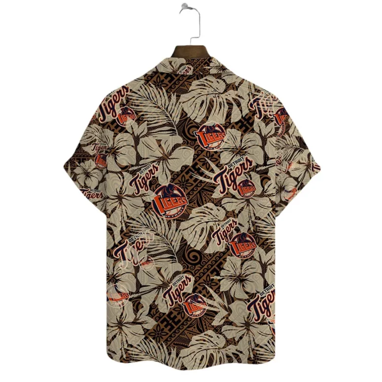 Detroit Tigers Tropical Jungle Hawaiian Shirt