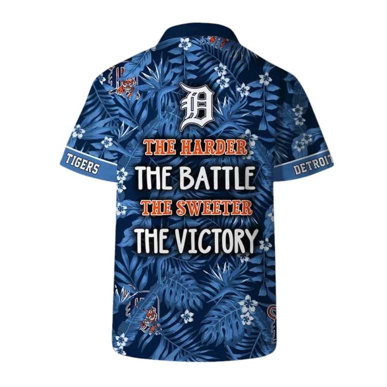 Detroit Tigers Victory Quote Hawaiian Shirt