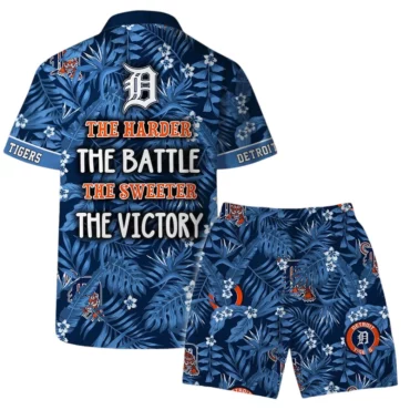 Detroit Tigers Victory Quote Hawaiian Shirt