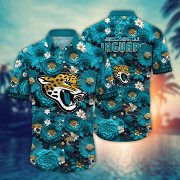 Jacksonville Jaguars Floral Extravaganza Hawaiian Shirt