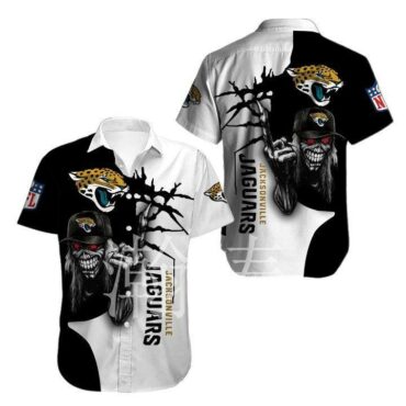 Jacksonville Jaguars Grim Fanatic Hawaiian Shirt