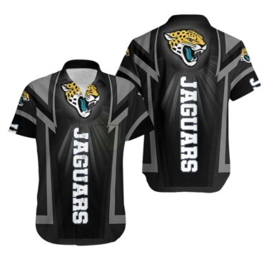 Jacksonville Jaguars Lightning Impact Hawaiian Shirt