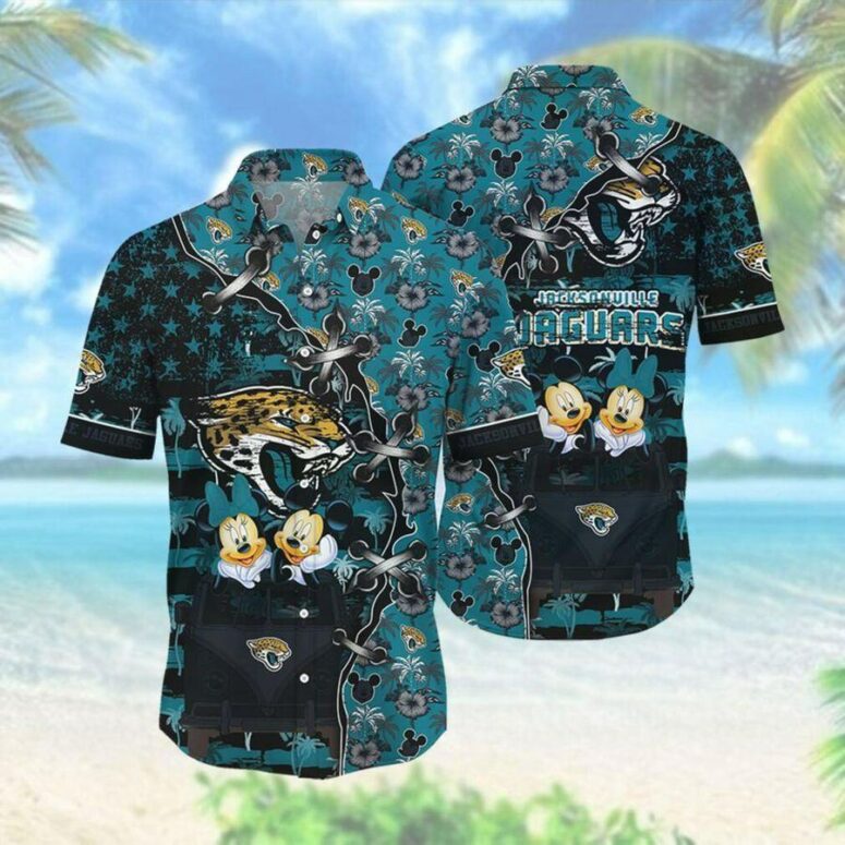 Jacksonville Jaguars Mickey & Friends Hawaiian Shirt