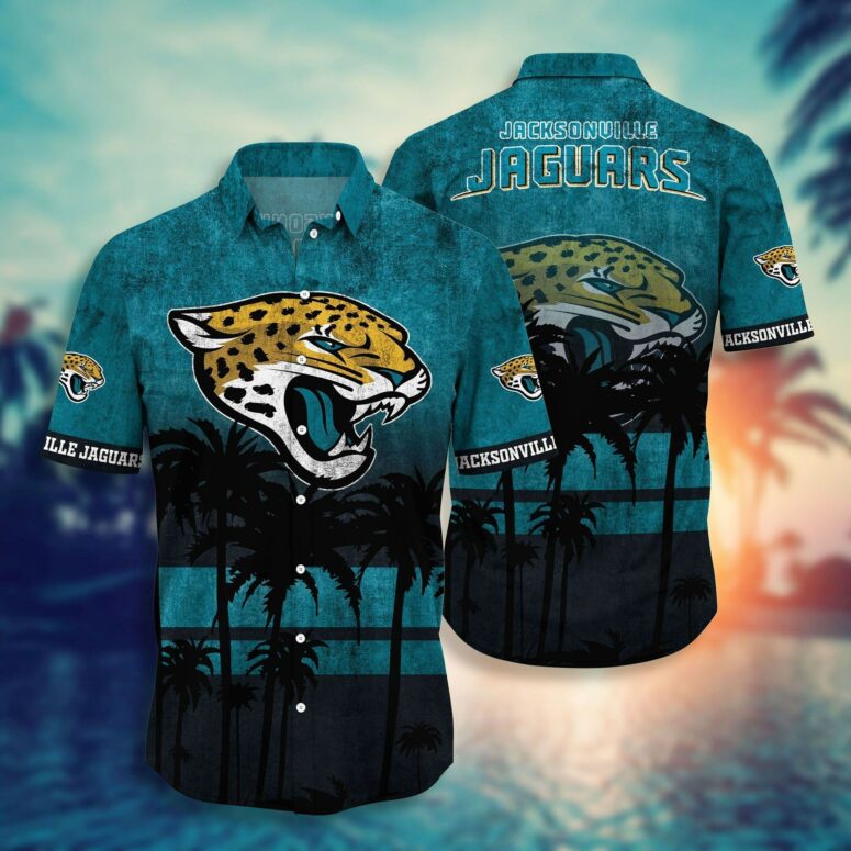 Jacksonville Jaguars Tropical Night Hawaiian Shirt