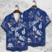 Los Angeles Dodgers 1 Fan Collage Hawaiian Shirt - TeeAloha