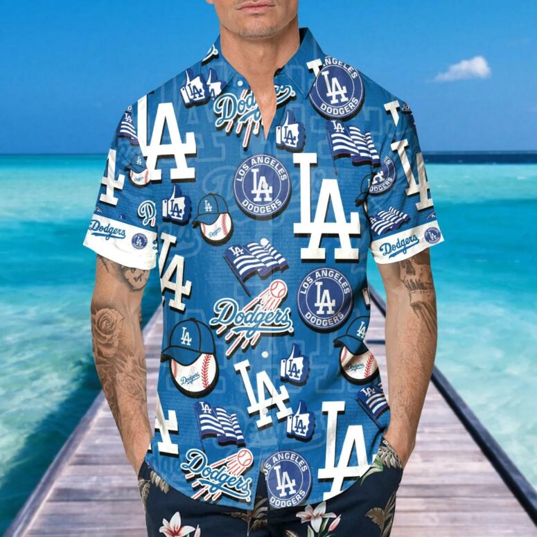 Los Angeles Dodgers All-Star Icons Hawaiian Shirt