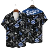 Los Angeles Dodgers Beach Icons Hawaiian Shirt - TeeAloha