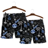 Los Angeles Dodgers Beach Icons Hawaiian Short - TeeAloha