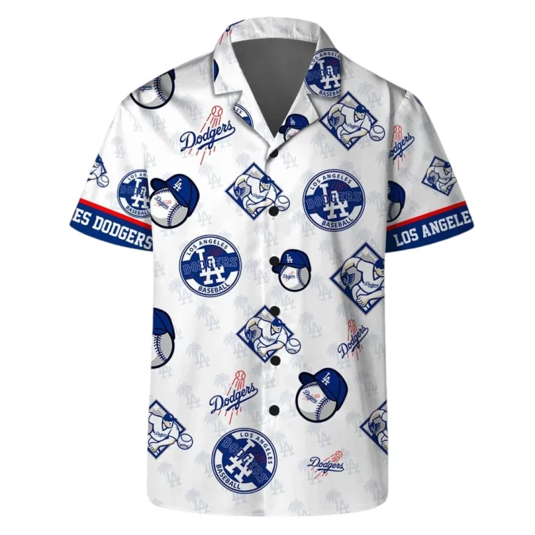 Los Angeles Dodgers Custom Name Hawaiian Shirt