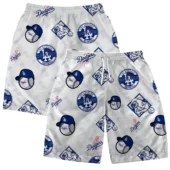 Los Angeles Dodgers Custom Name Hawaiian Short - TeeAloha