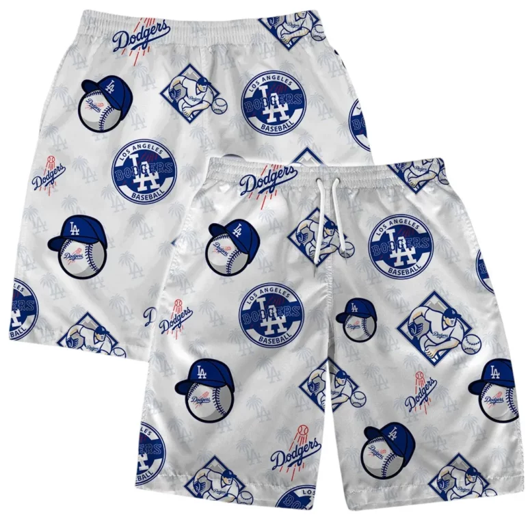 Los Angeles Dodgers Custom Name Hawaiian Shirt