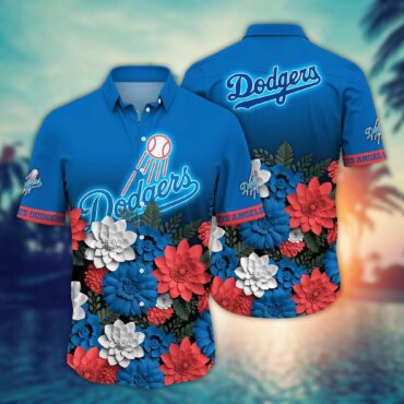 Los Angeles Dodgers Floral Spirit Hawaiian Shirt