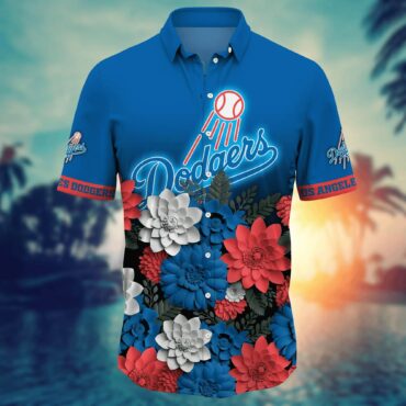 Los Angeles Dodgers Floral Spirit Hawaiian Shirt