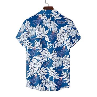 Los Angeles Dodgers Jungle Leaf Hawaiian Shirt